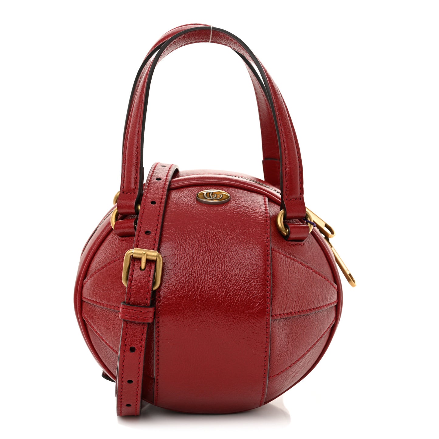 Piuma Lux Energy Mini Tifosa Basketball Shaped Shoulder Bag Romantic Cerise