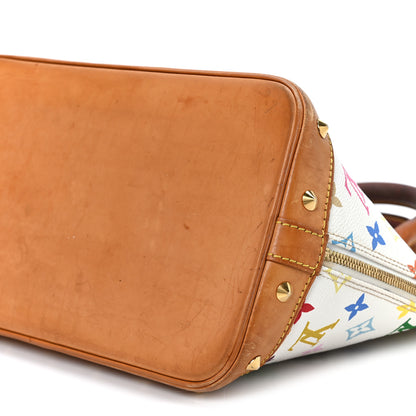 Louis Vuitton Monogram Multicolor Alma White 10 of 11