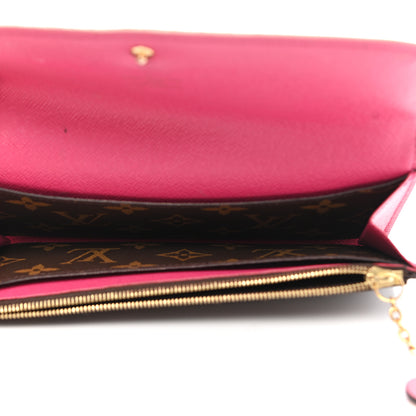 Louis Vuitton Monogram Bloom Flower Emilie Wallet 5 of 12