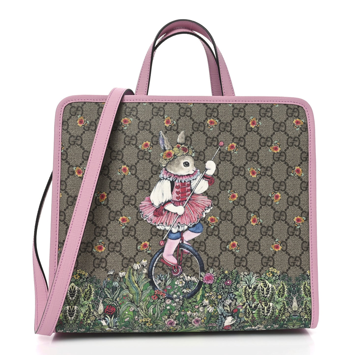 X YUKO HIGUCHI GG Supreme Monogram Childrens Tote Pink
