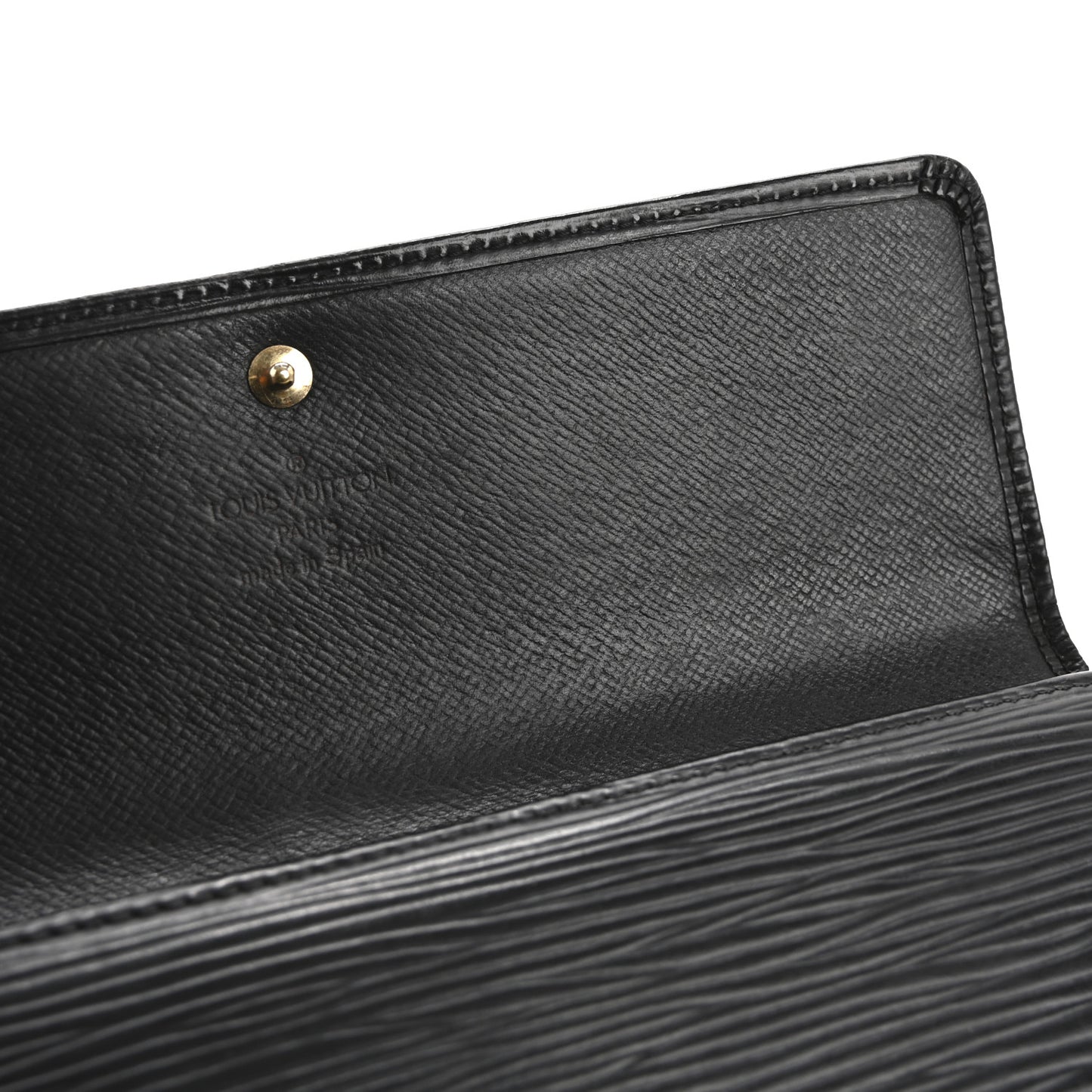 Epi Porte Tresor International Wallet Black