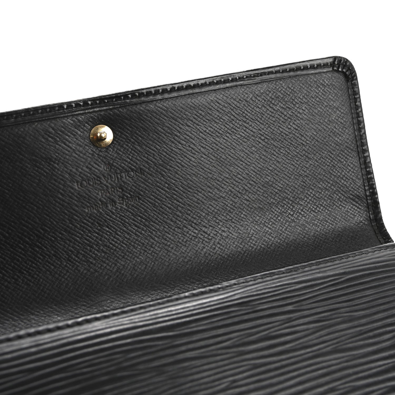 Louis Vuitton Epi Porte Tresor International Wallet Black 9 of 12