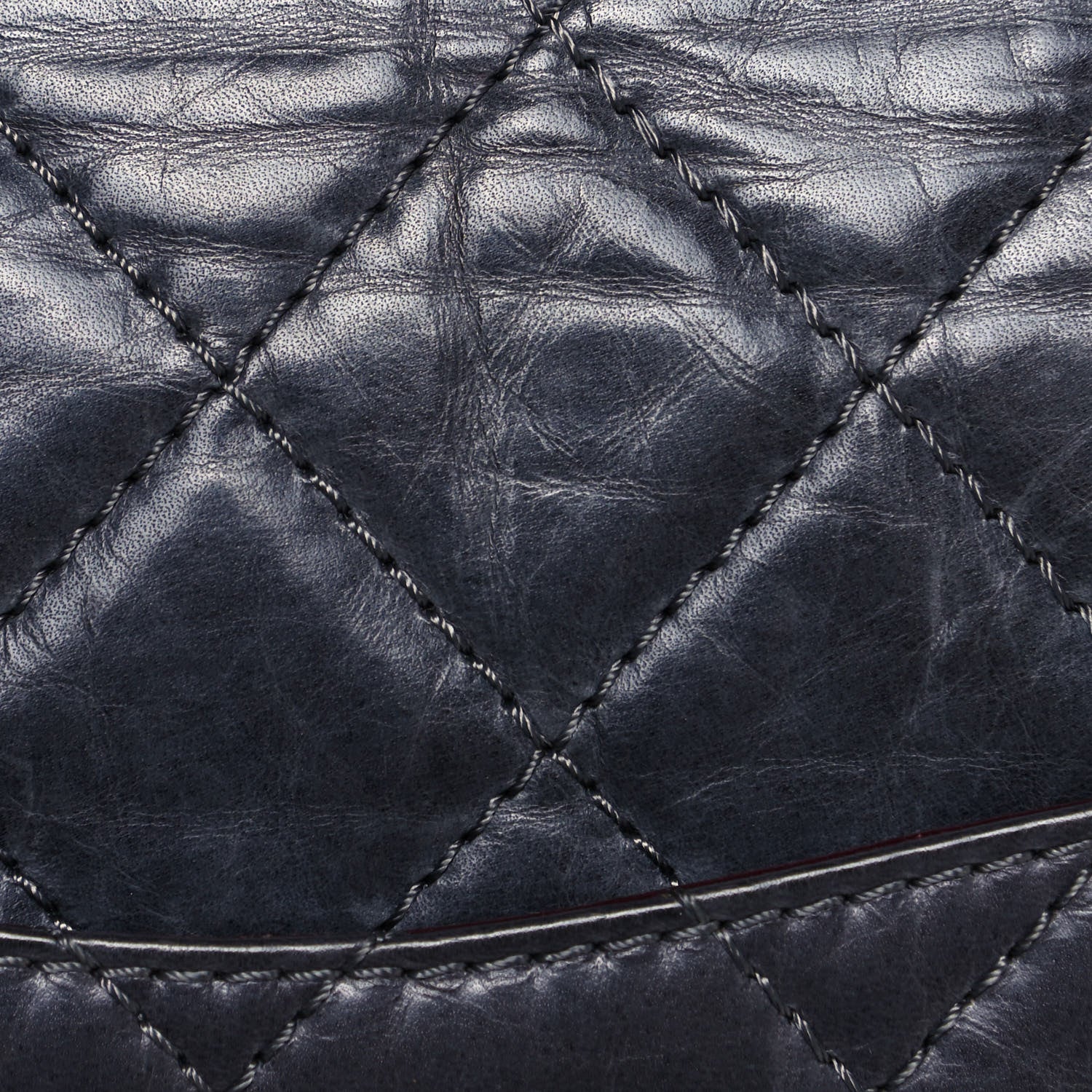 Chanel Aged Calfskin 50th Anniversary 2.55 Reissue 227 Flap Gris 20 of 23