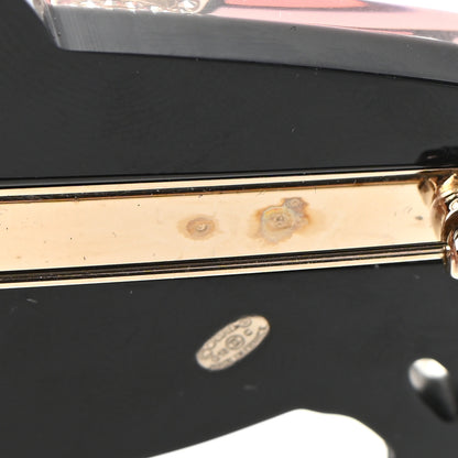 Chanel Resin Crystal Owl CC Brooch Pink 5 of 7