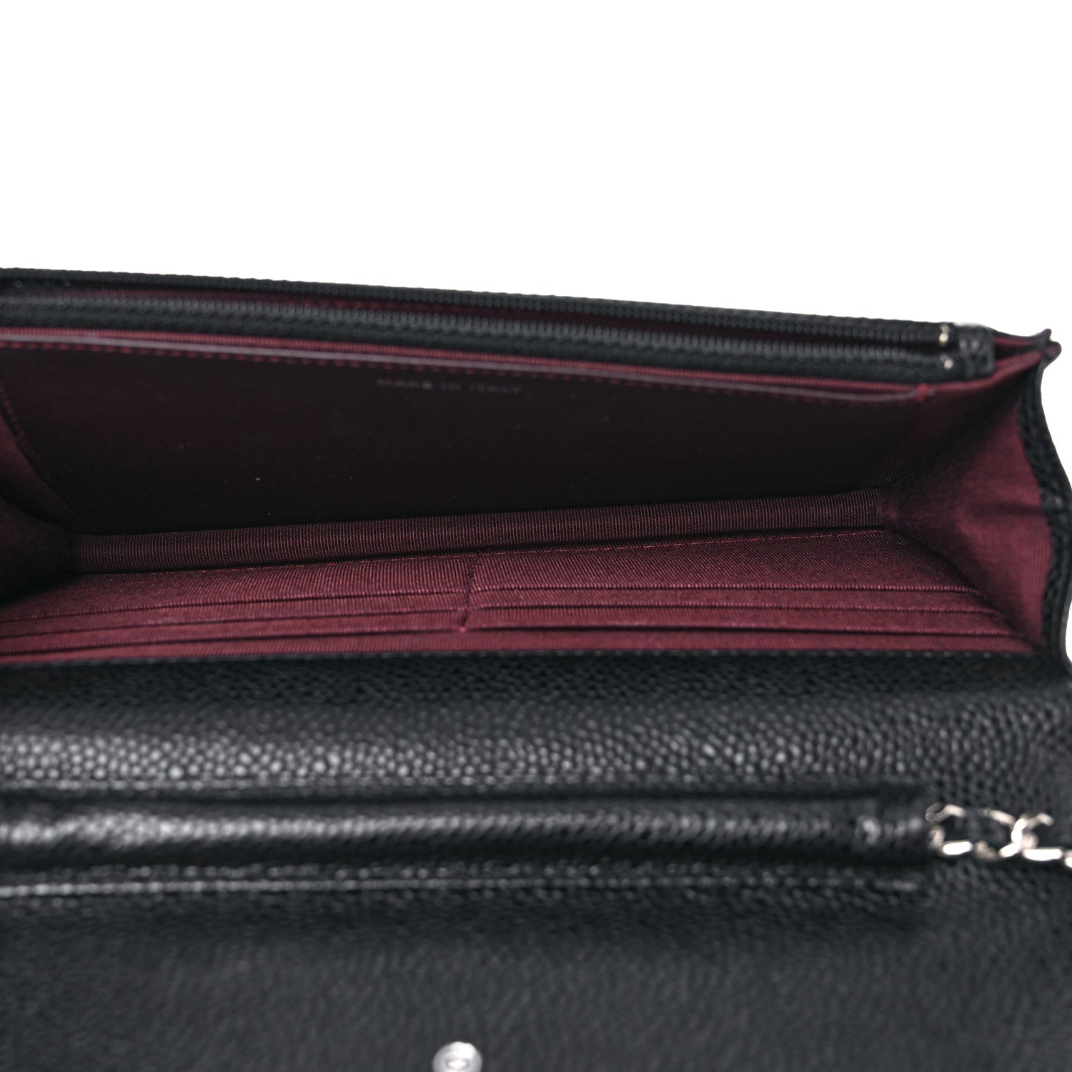 Chanel Caviar Quilted Wallet On Chain WOC Black 5 of 11