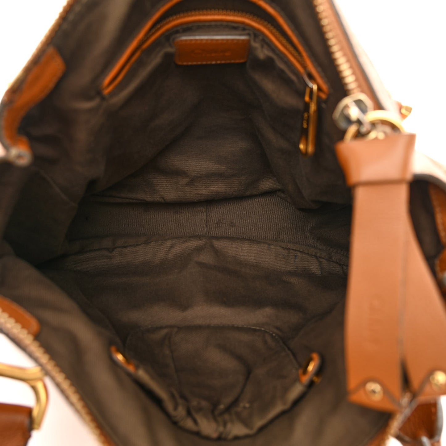 Calfskin Medium Marcie Satchel Tan