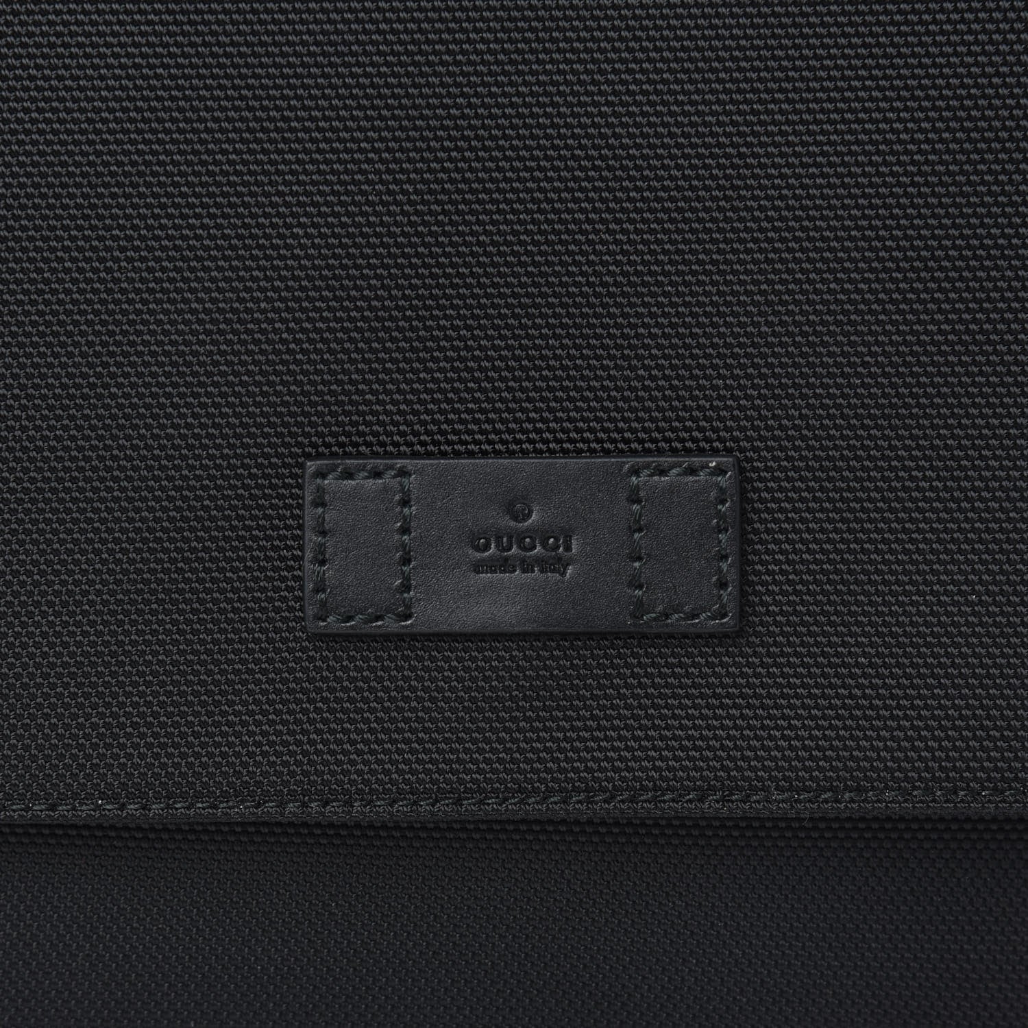 Gucci Techno Canvas Web Large Flap Messenger Bag Black 9 of 9