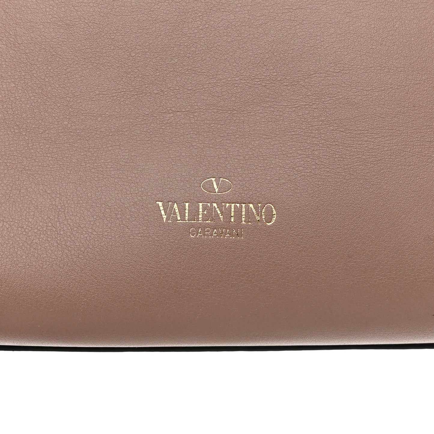 Vitello Mini Rockstud Tote Poudre