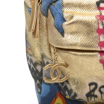 Chanel Graffiti Printed Canvas Street Spirit Backpack Multicolor 10 of 10