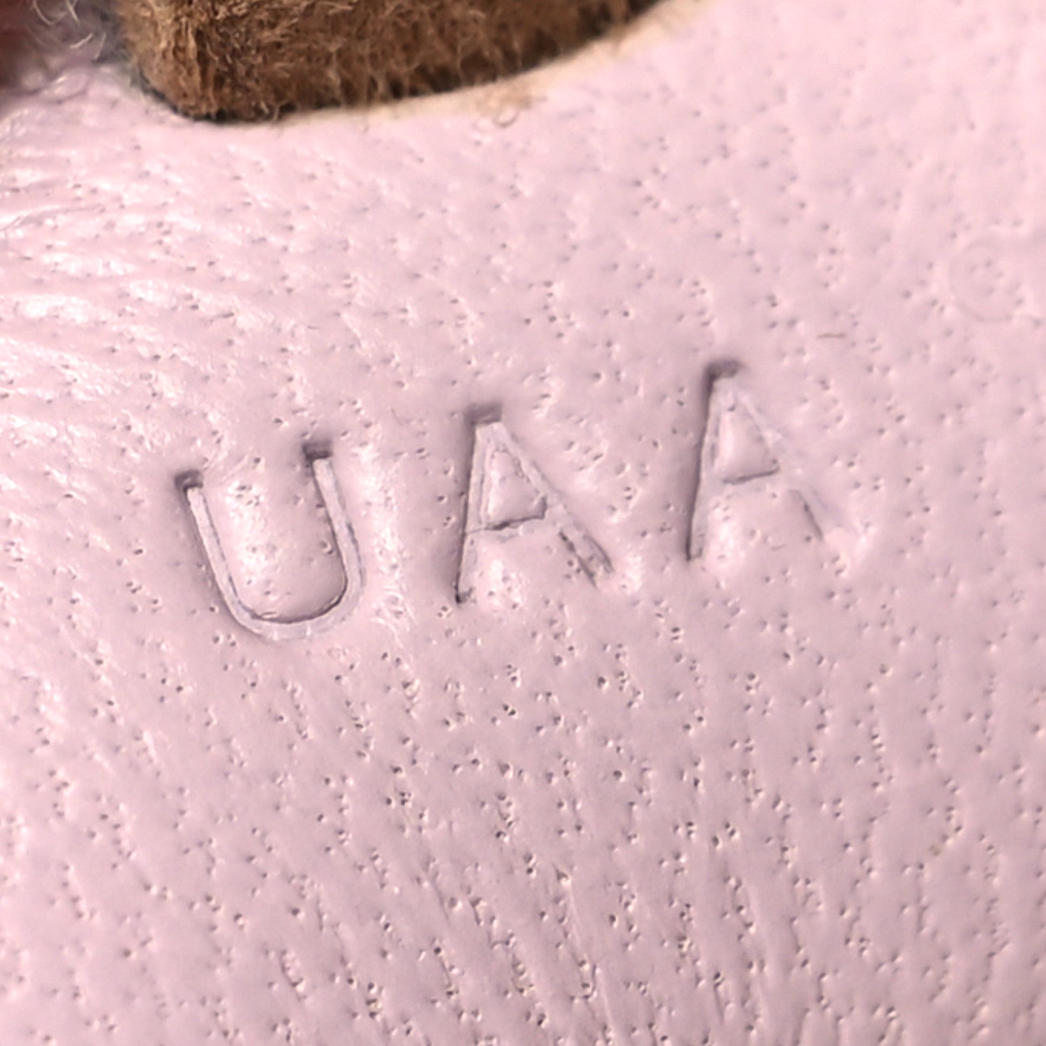 Hermes Milo Lambskin Shearling Budy Charm Mauve Pale Rouge Sellier 4 of 5