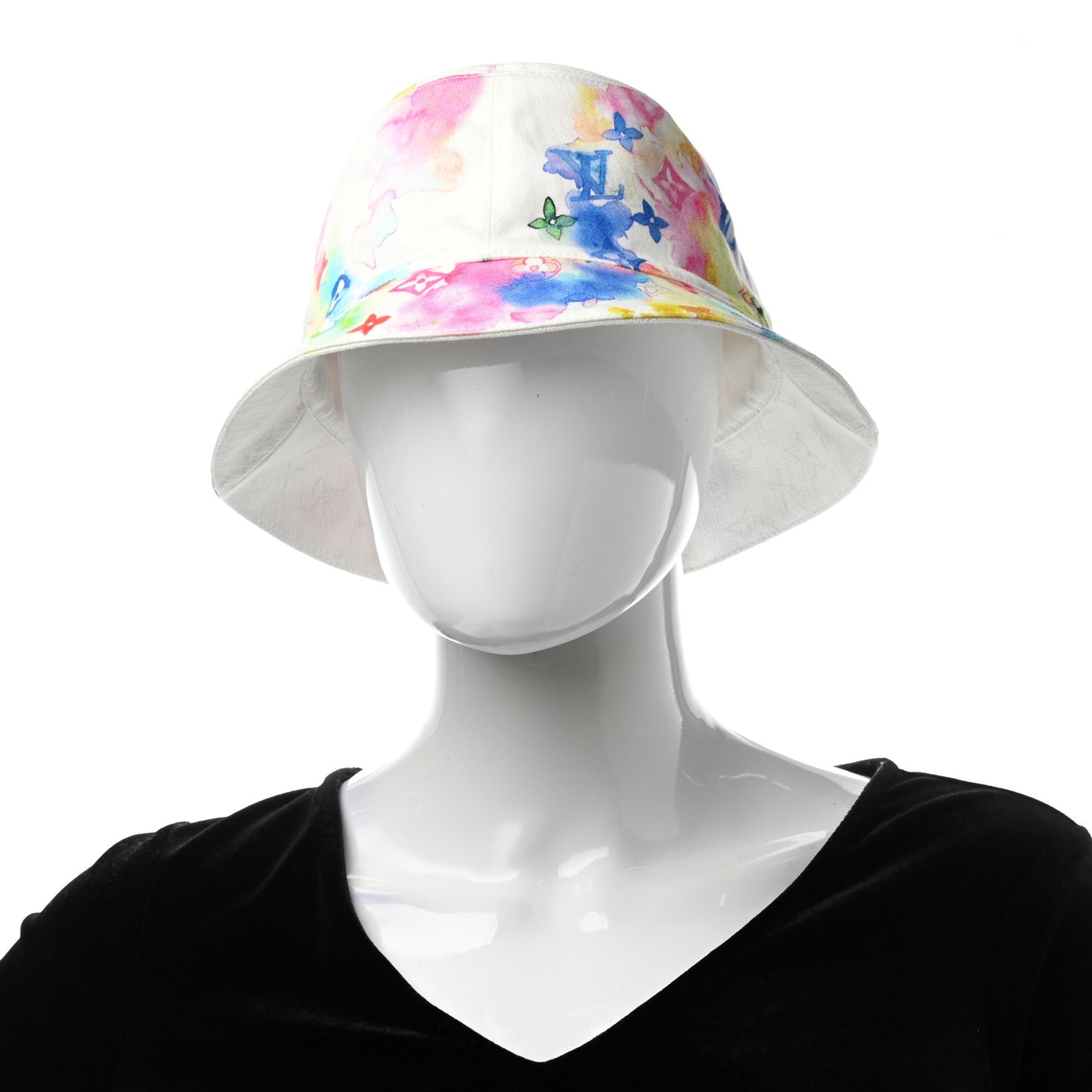 Watercolor Cotton Transformable Bob Bucket Hat 60 Multicolor