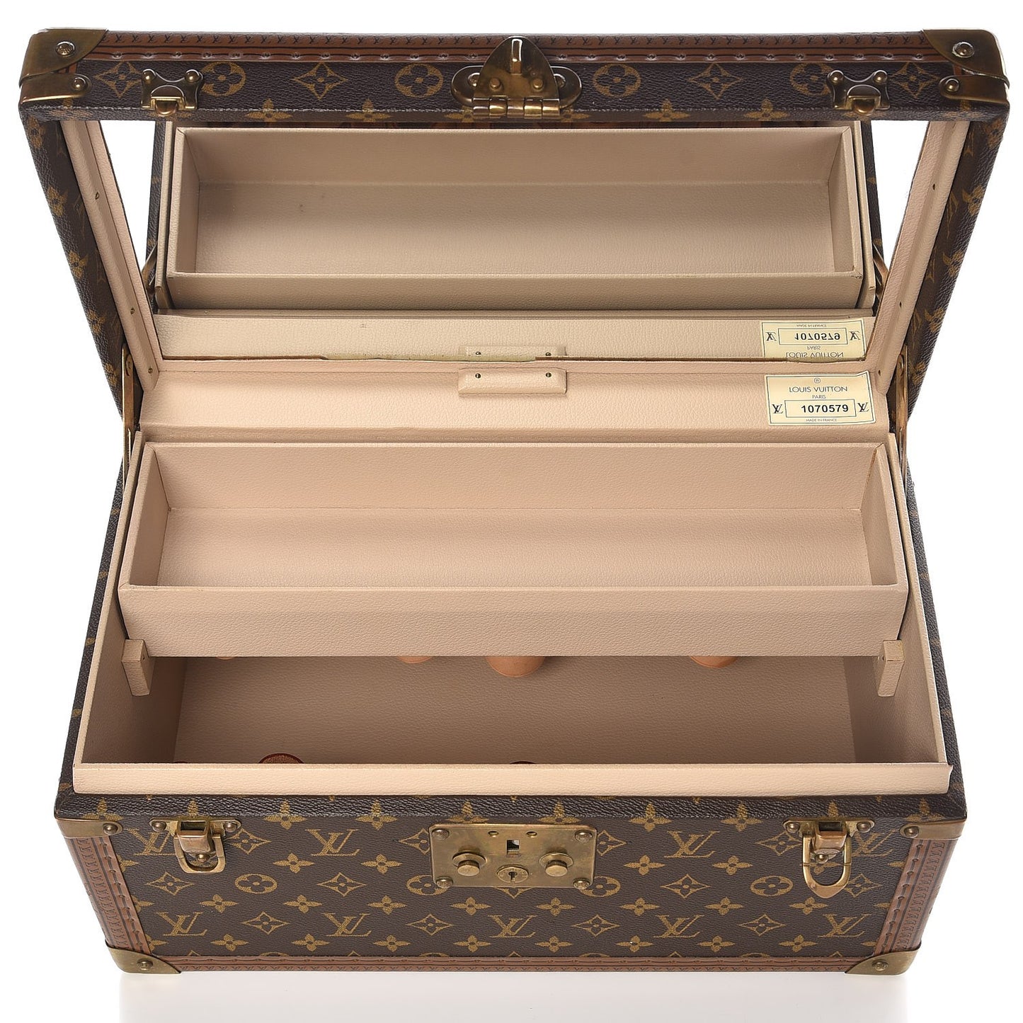 Monogram Boite Bouteilles et Glace Beauty Train Case