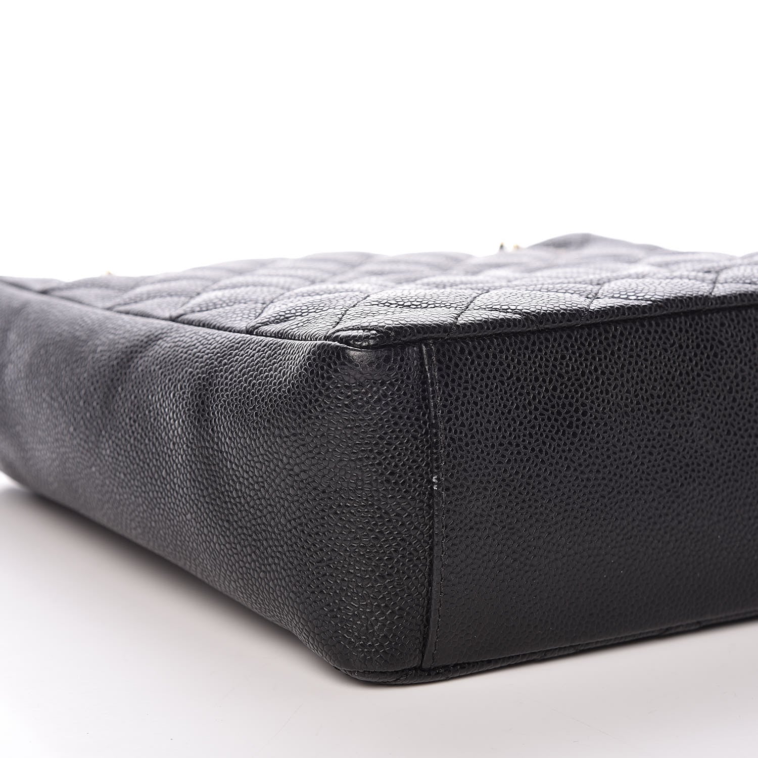 Chanel Caviar Quilted Petit Shopping Tote PST Black 5 of 10