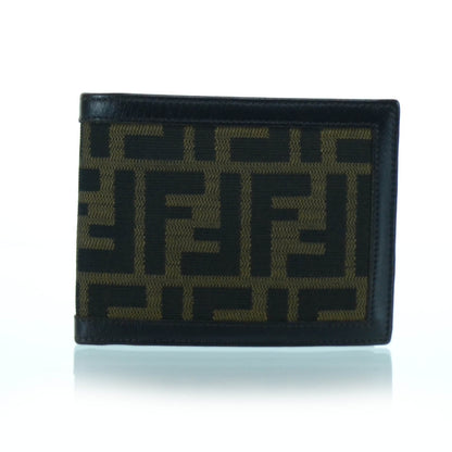 Fendi Zucca Mens Bi-Fold Wallet Tobacco 1 of 6