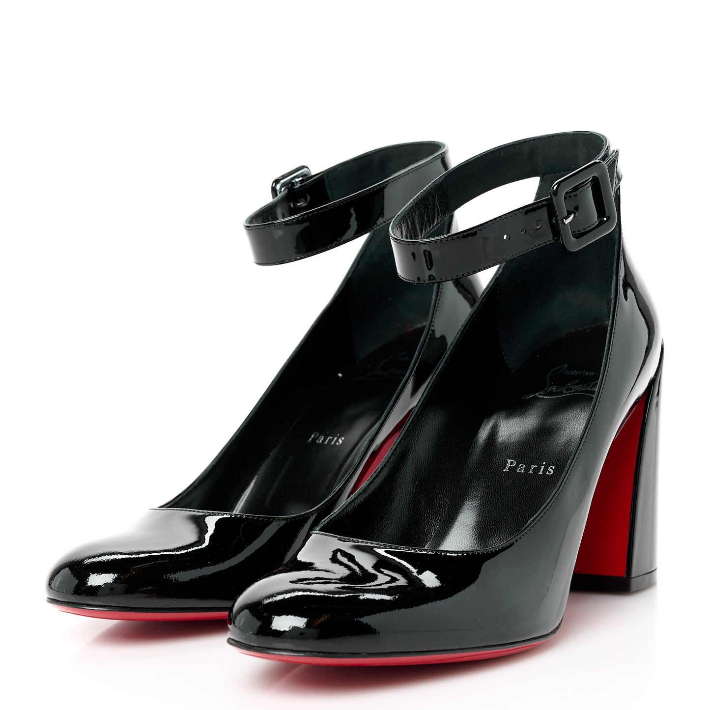 Patent Calfskin So Sab 85 Pumps 39.5 Black