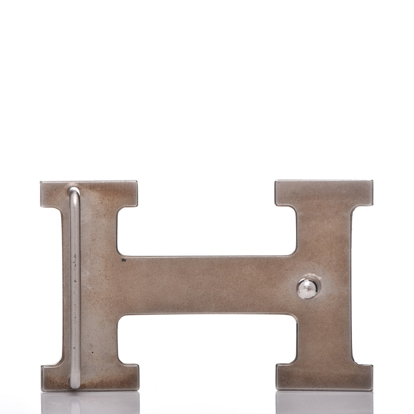 Polished Palladium 32mm H Belt Buckle