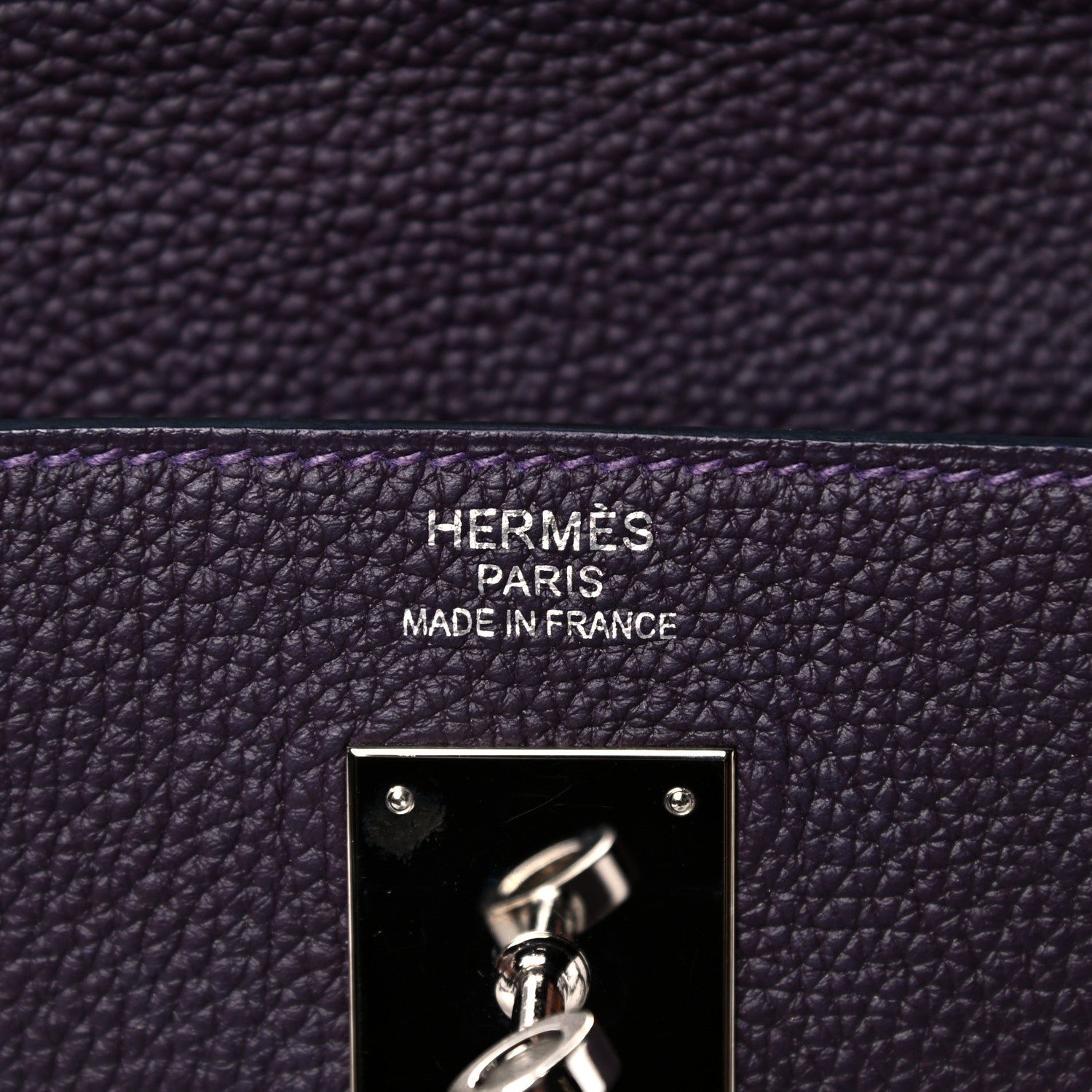 Hermes Togo Kelly Retourne 35 Raisin 6 of 20