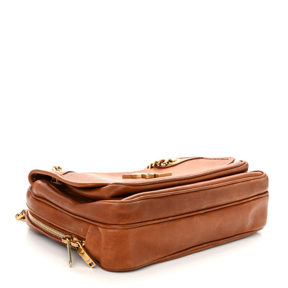 Saint Laurent Calfskin Monogram Medium Niki Chain Satchel Cognac 4 of 10