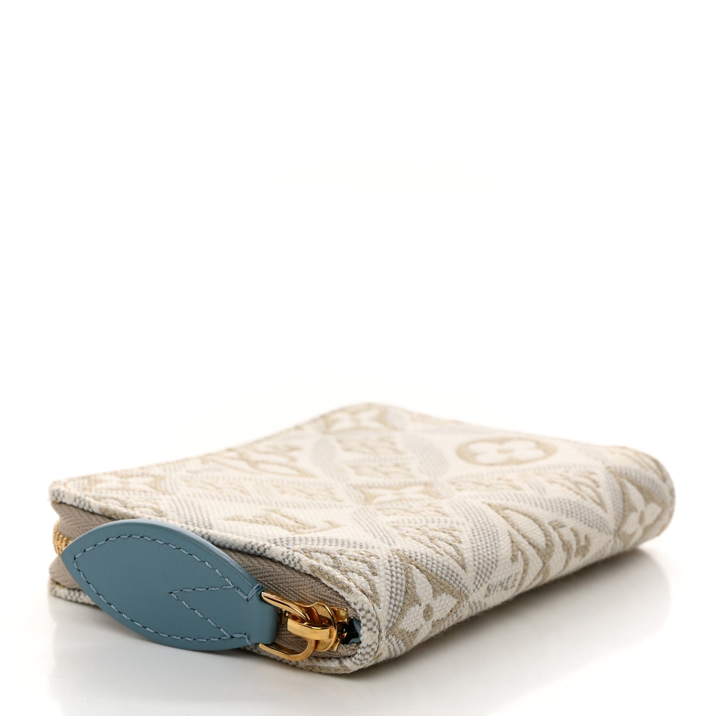LOUIS VUITTON Jacquard Since 1854 Zippy Coin Purse Blue