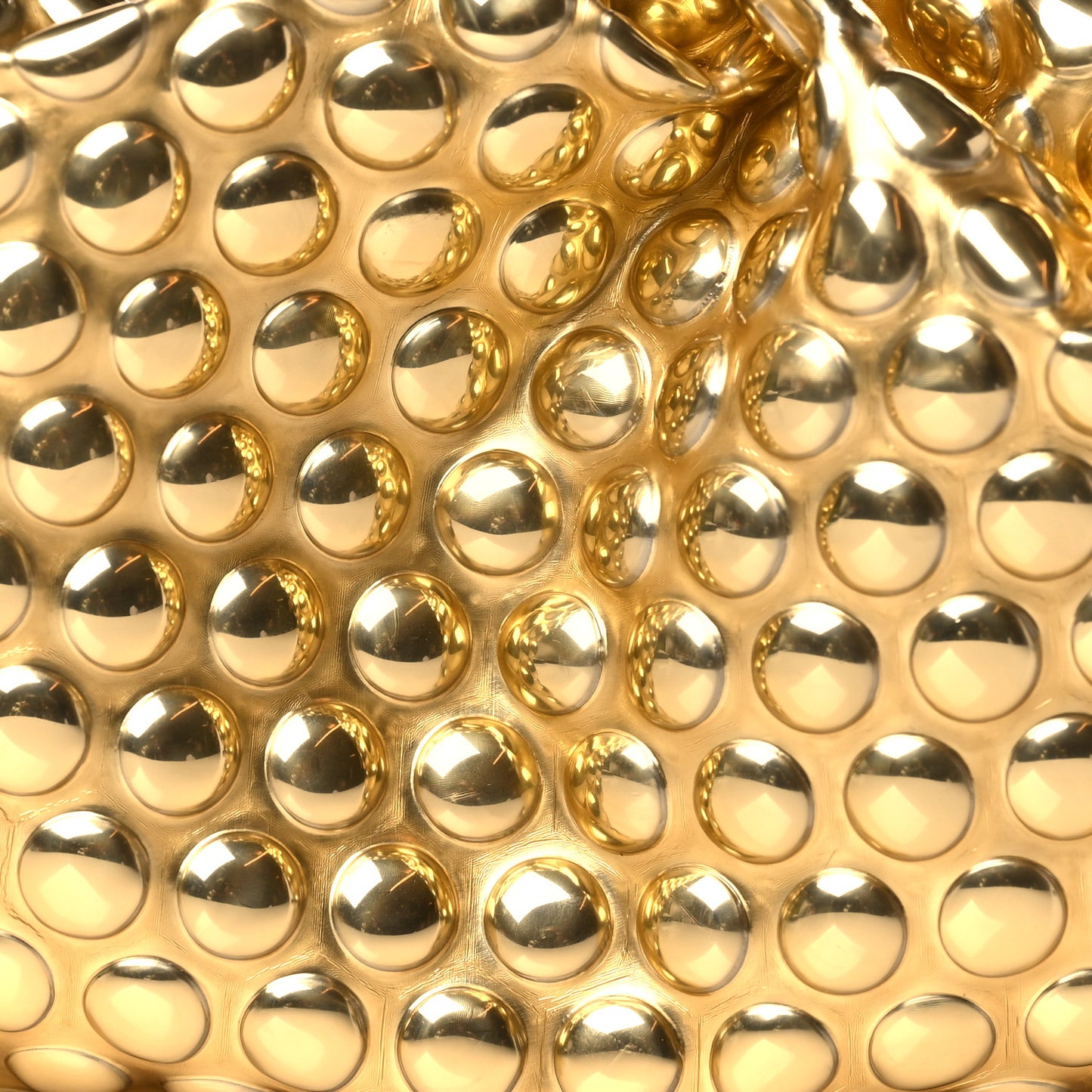 Metallic Fabric Bubble Wrap The Mini Pouch Gold