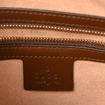 Gucci GG Supreme Monogram Small Horsebit 1955 Shoulder Bag Beige Brown Sugar 7 of 10