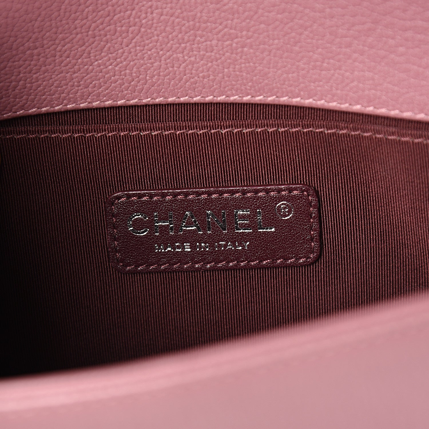 Chanel Goatskin Quilted Patent Small Duo Boy Flap Pink 5 of 10