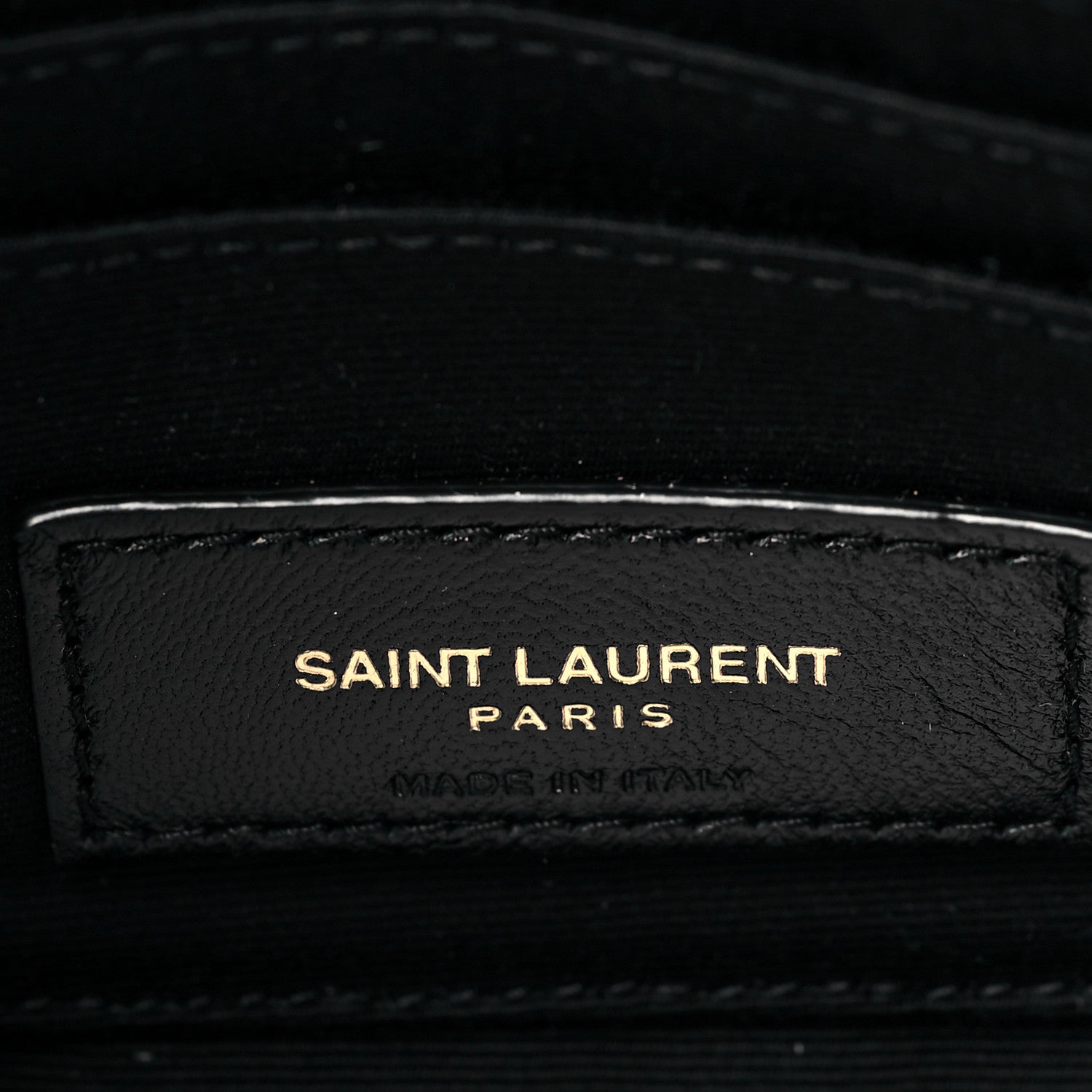 Saint Laurent Grained Lambskin Quilted Mini Becky Double Zip Bag Black 8 of 11