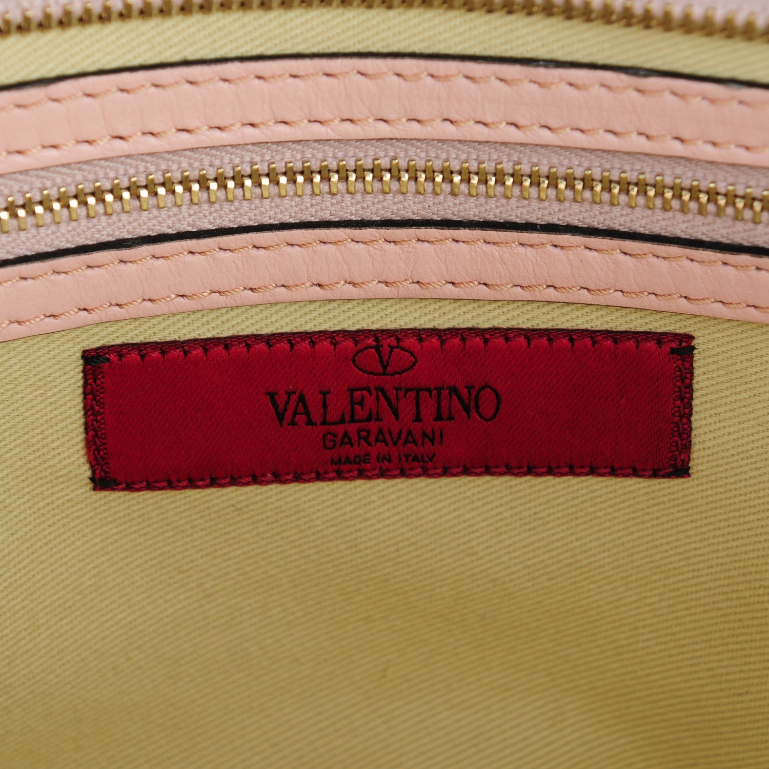 Valentino Garavani Vitello Small Rockstud Double Handle Tote Rose 6 of 10