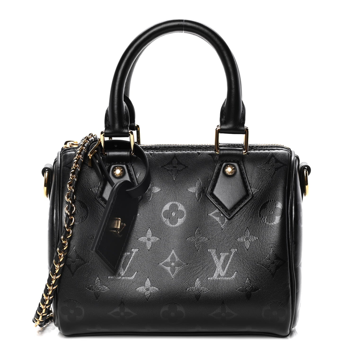 Louis Vuitton Monogram Ink Speedy BB Black 1 of 10