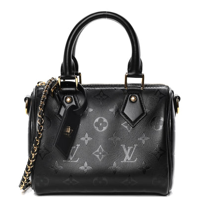 Louis Vuitton Monogram Ink Speedy BB Black 1 of 10