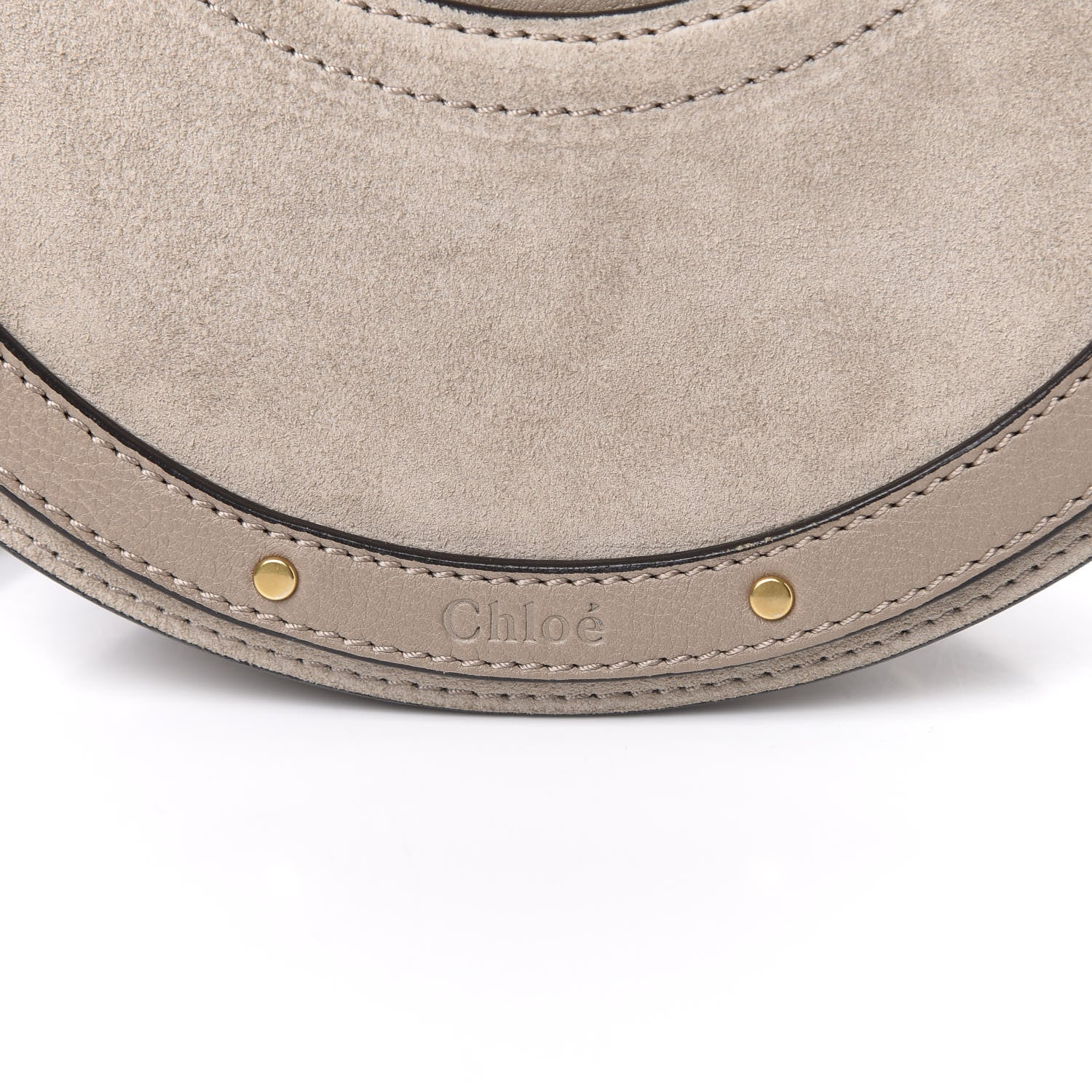 Chloe Calfskin Suede Small Pixie Bag Motty Grey 11 of 11