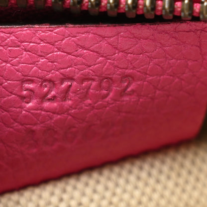 Gucci Grained Calfskin Small Logo Belt Bag Box Pink Green 7 of 11