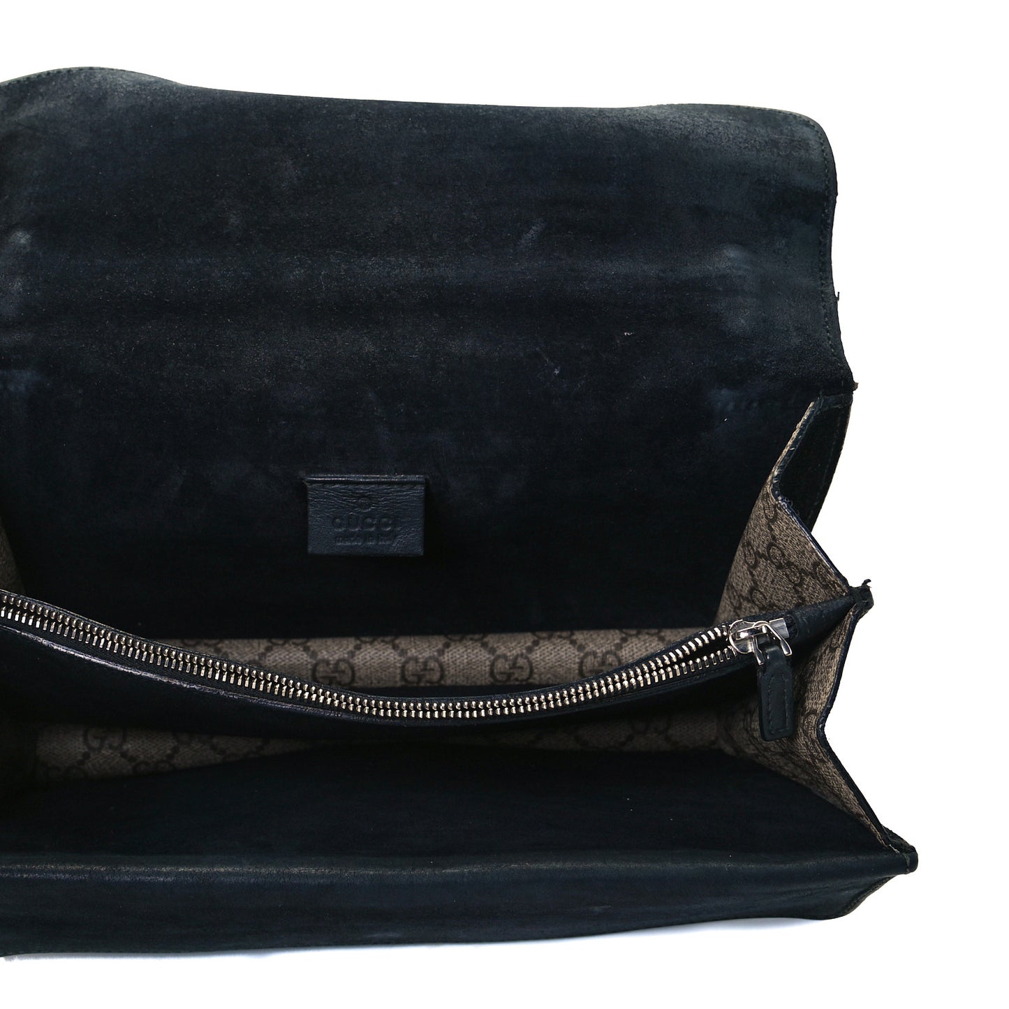 GG Supreme Monogram Small Dionysus Shoulder Bag Black