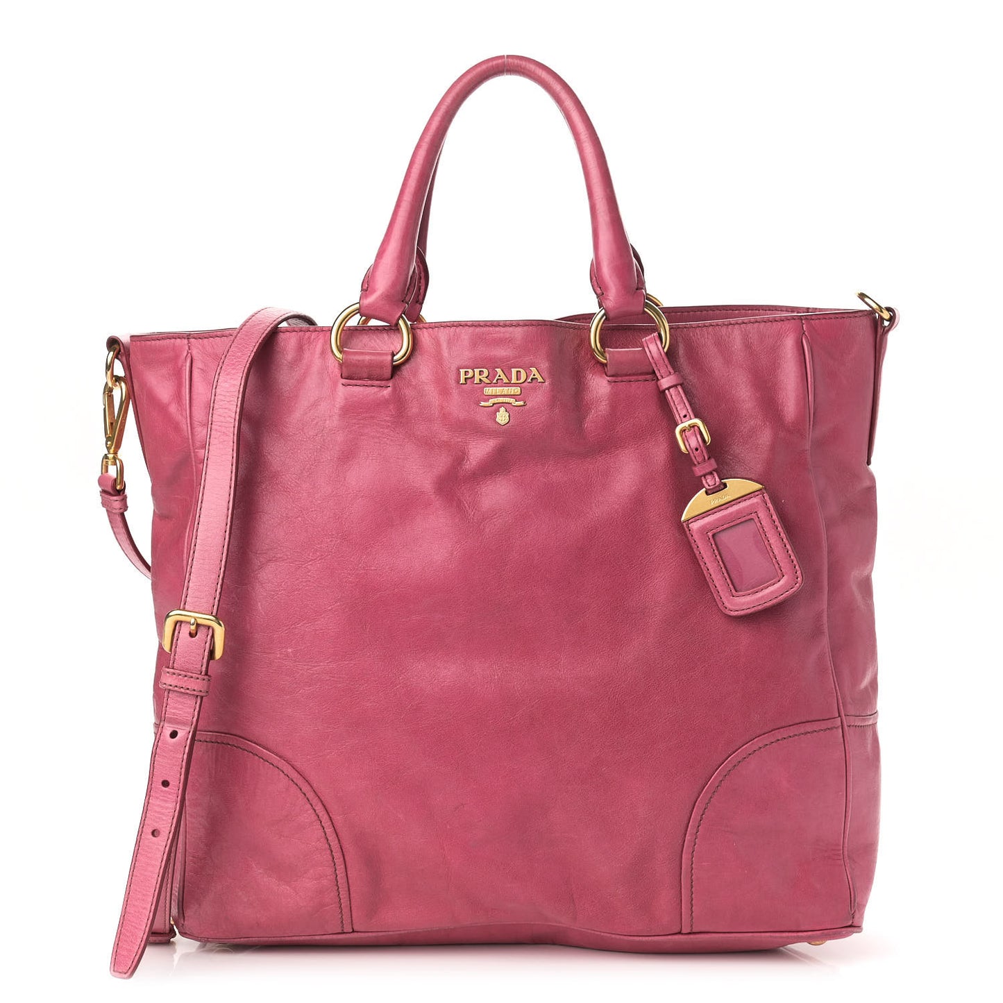 Vitello Shine Tote Peonia