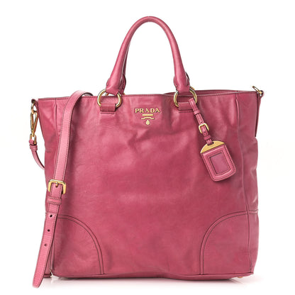 Prada Vitello Shine Tote Peonia 1 of 14