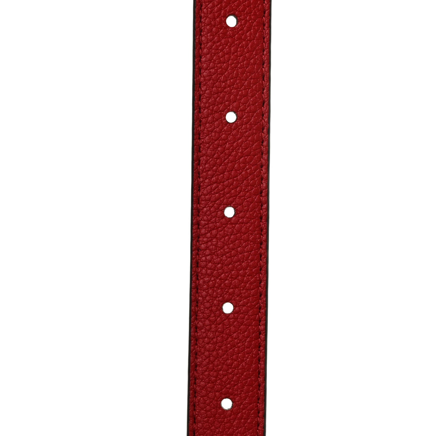 Monogram 20mm LV Circle Reversible Belt 85 34 Red