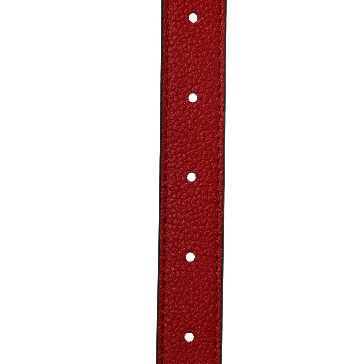 Louis Vuitton Monogram 20mm LV Circle Reversible Belt 85 34 Red 4 of 4