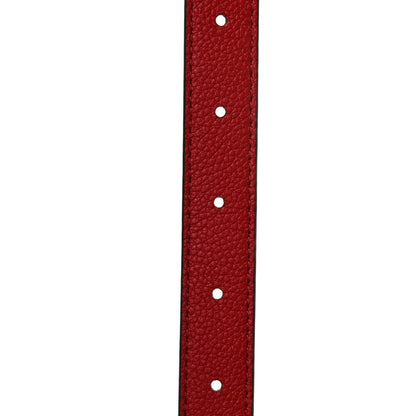 Louis Vuitton Monogram 20mm LV Circle Reversible Belt 85 34 Red 4 of 4