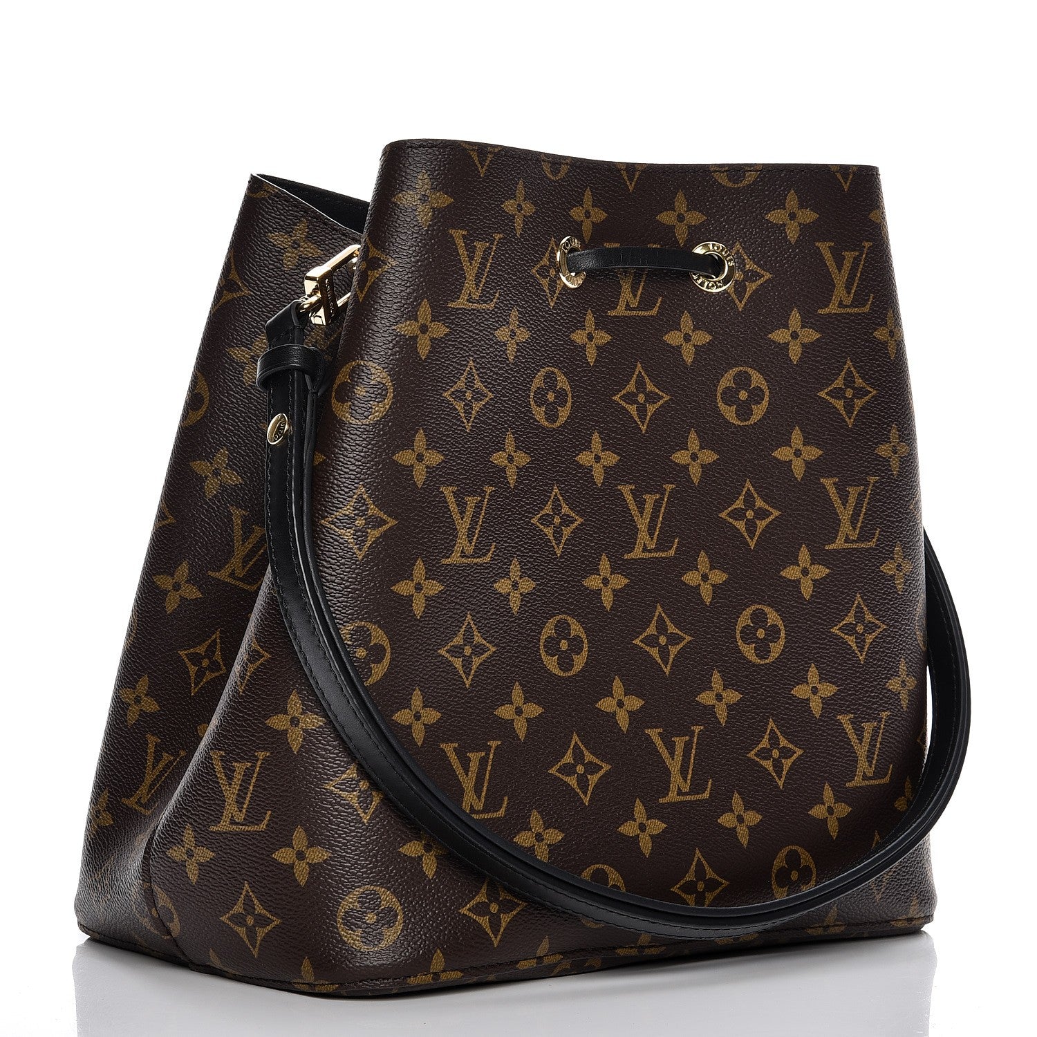 Louis Vuitton Monogram Neonoe MM Black 3 of 6