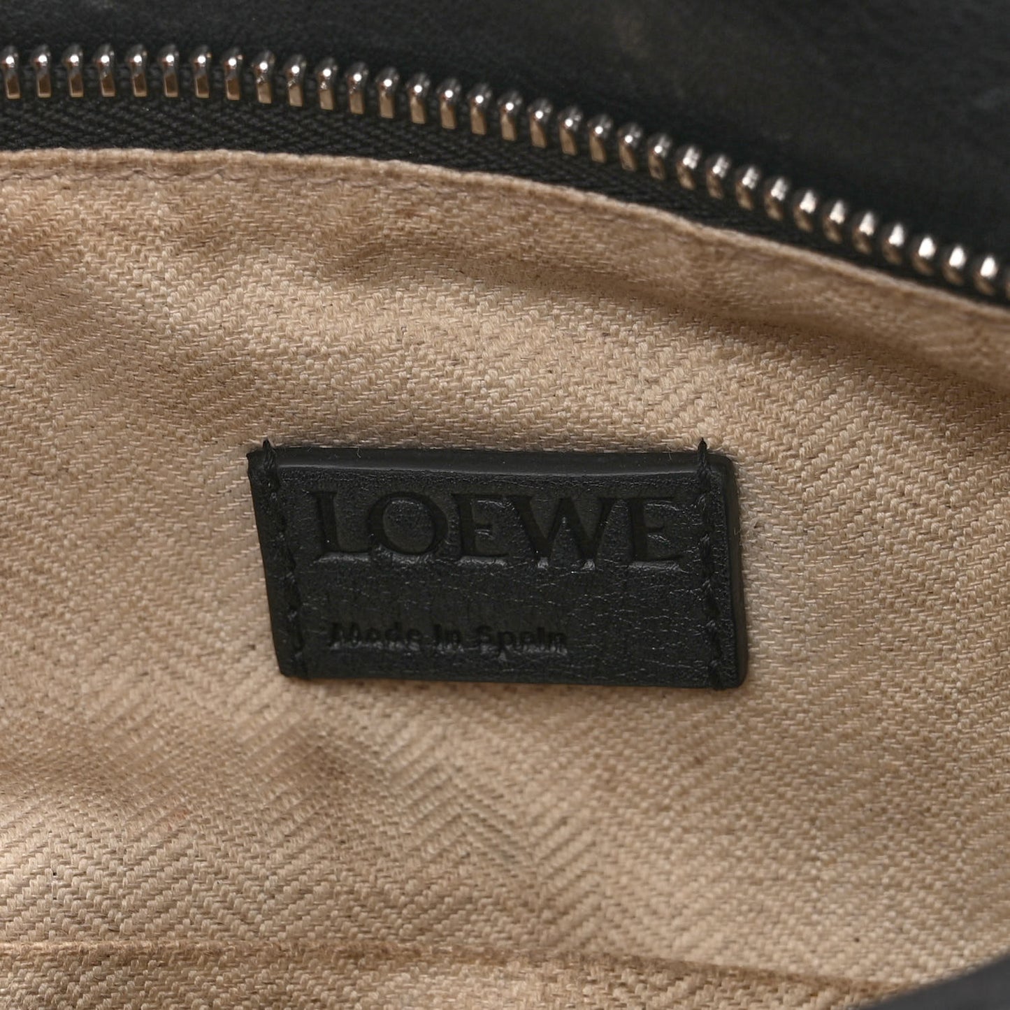 Calfskin Small Puzzle Bag Black