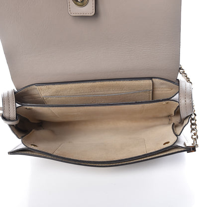 Chloe Suede Calfskin Small Faye Shoulder Bag Motty Grey 7 of 13