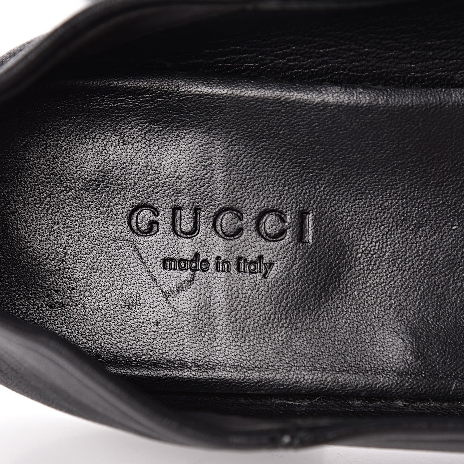 Gucci Lambskin Womens Brixton Horsebit Loafers 36 Black 9 of 16