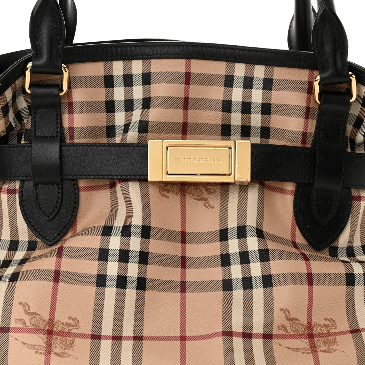 Haymarket Check Medium Golderton Tote Black