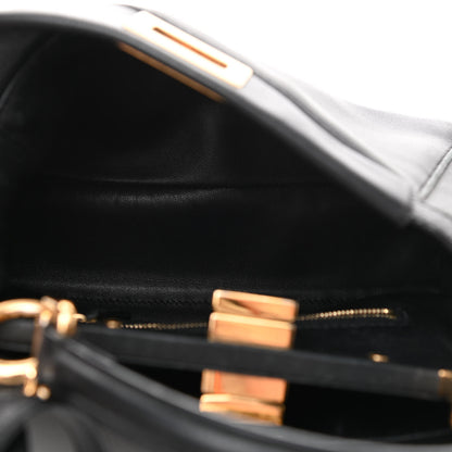 Fendi Nappa Mini Peekaboo Iconic Satchel Black 6 of 11