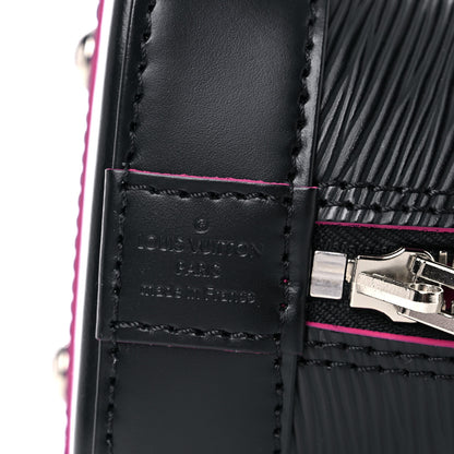 Louis Vuitton Epi Alma BB Black Hot Pink 6 of 9