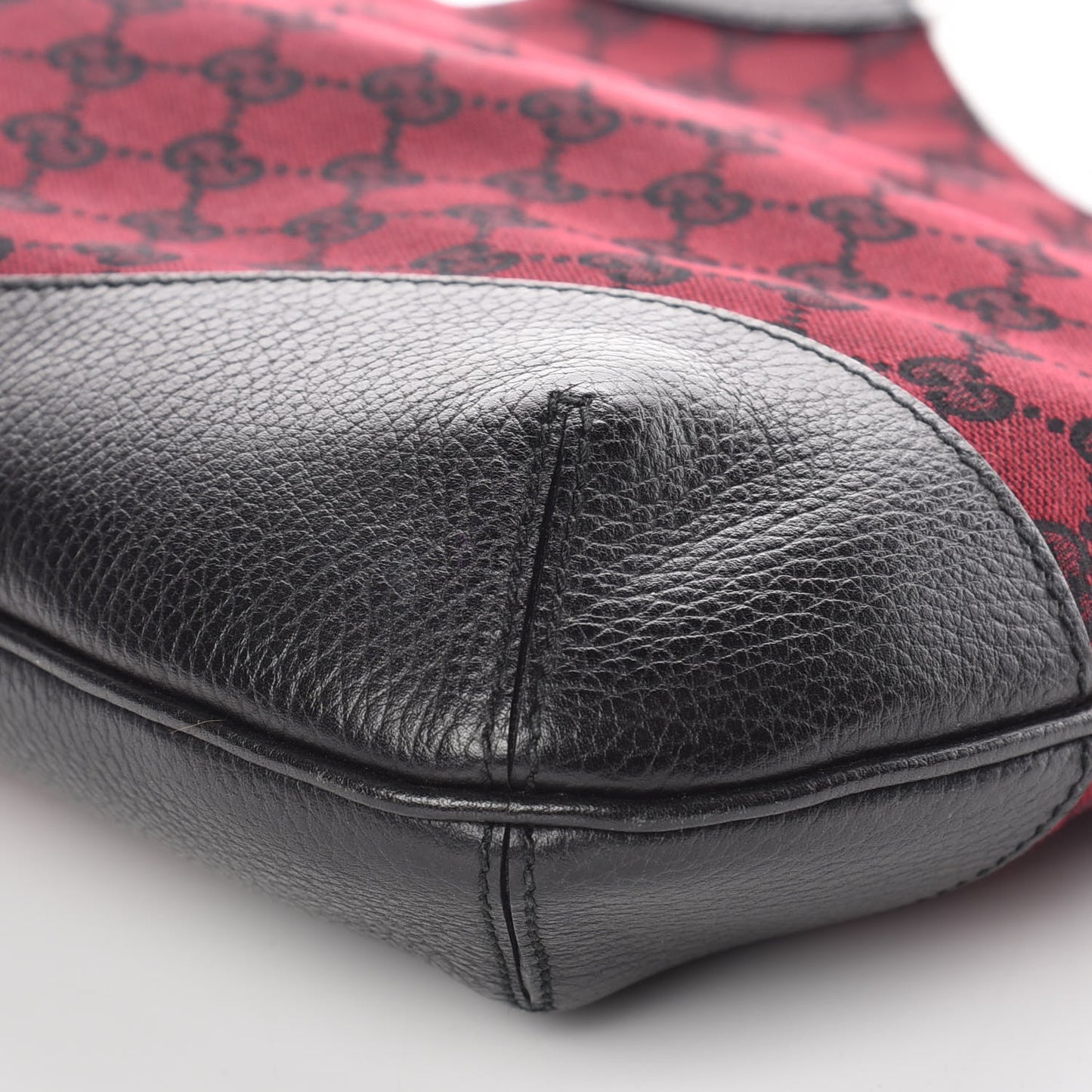 Denim Monogram Hobo Red