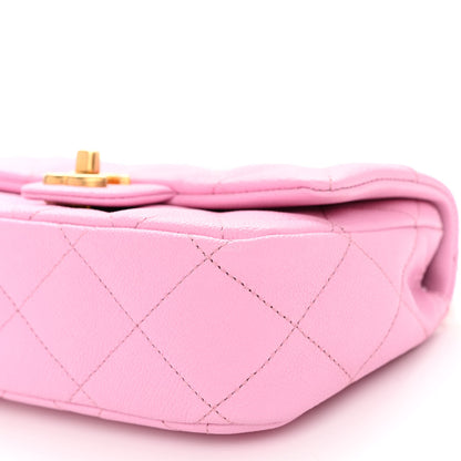 Chanel Caviar Quilted Mini Sweetheart Flap Lilac 10 of 10