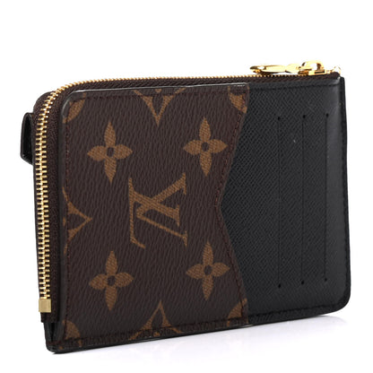 Louis Vuitton Monogram Recto Verso Card Holder Black 2 of 4