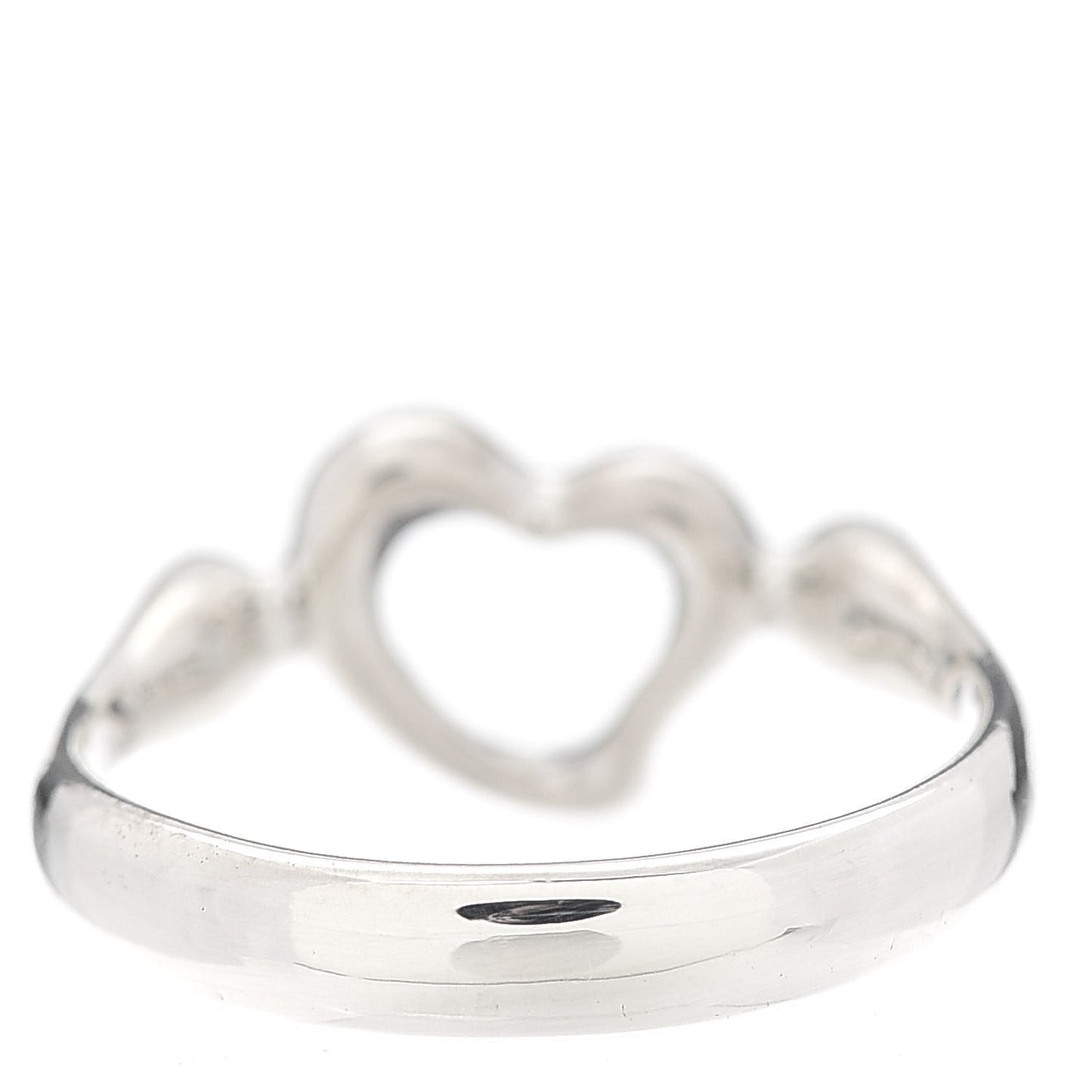 Sterling Silver Elsa Peretti Open Heart Ring 51 5.75