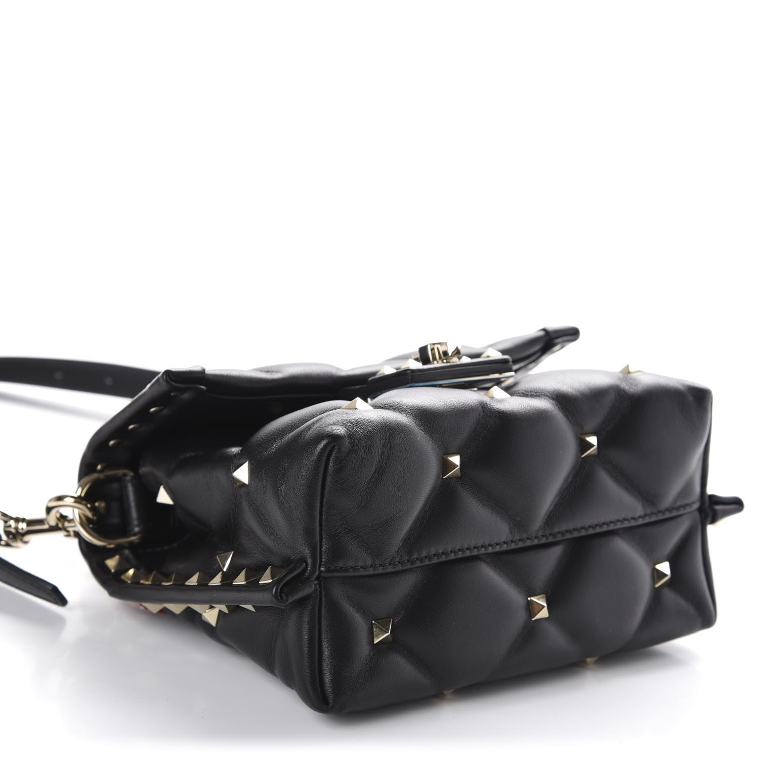 Valentino Garavani Nappa Mini Candystud Top Handle Bag Black 4 of 9